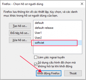 Tạo firefox profile và đăng nhập gmail