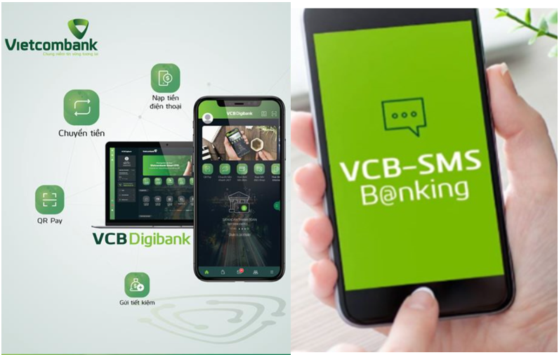 phi dich vu vietcombank digital va sms banking